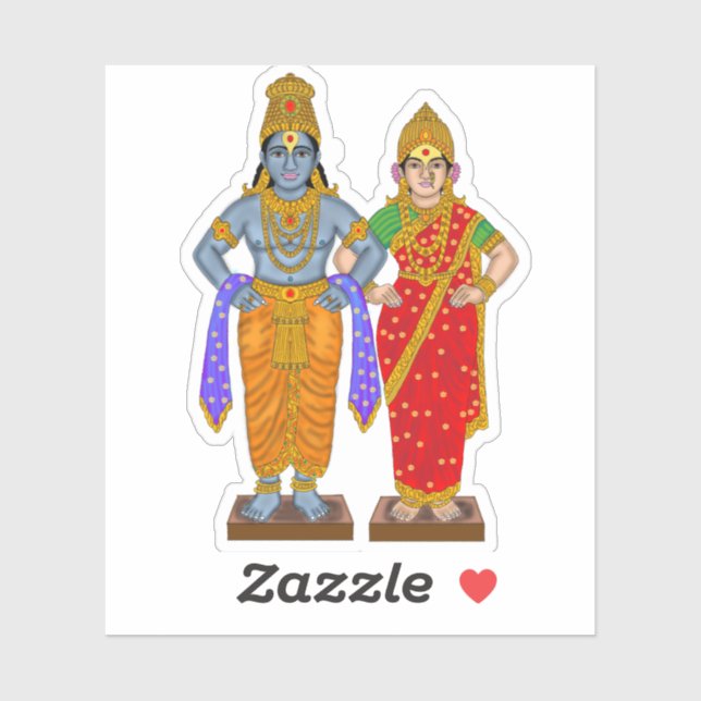 Adesivo Vitthal Rukmini Sticker (Folha)