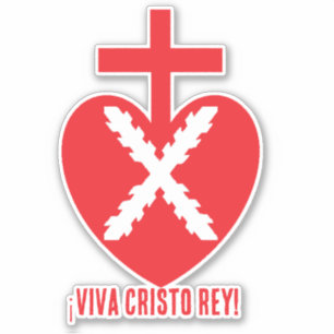 Adesivo Viva Cristo Rey!