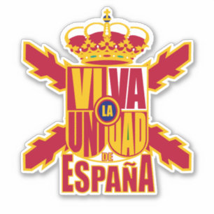 Adesivo Viva la Unidad de España
