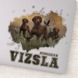 Adesivo Vizsla Art Sticker
