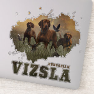 Adesivo Vizsla Art Sticker