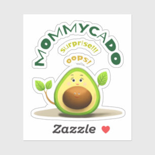 Adesivo Vocado de mamãe engraçado