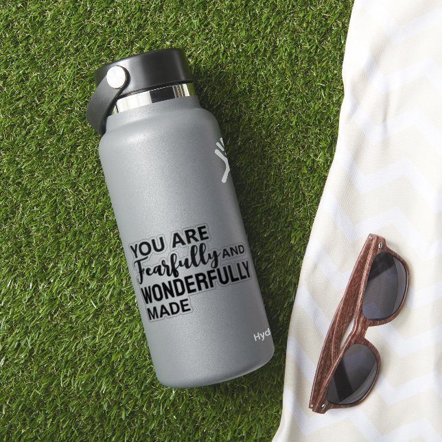Adesivo Você é feliz e maravilhosamente feito (HydroFlask Insitu)