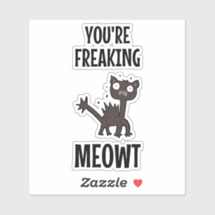 Adesivo Você é Maldito Meowt