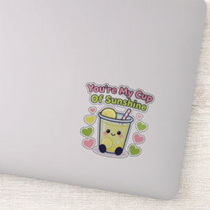 Adesivo Você É Meu Copo de Sol Cute Limonada Kawaii Des