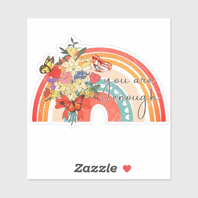 Adesivo Você É O Suficiente (Folha)