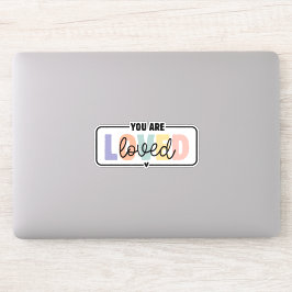 Adesivo Você é uma citação de saúde mental adorada