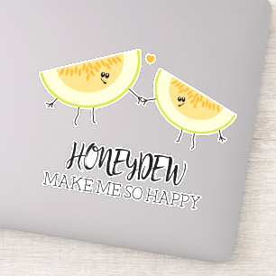 Adesivo Você Me Faz Feliz Casamento De Melões