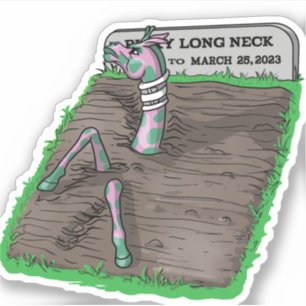 Adesivo Você não pode manter uma boa girafa em baixo