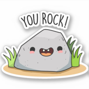 Adesivo Você Rock Cute Geology Pun Sticker