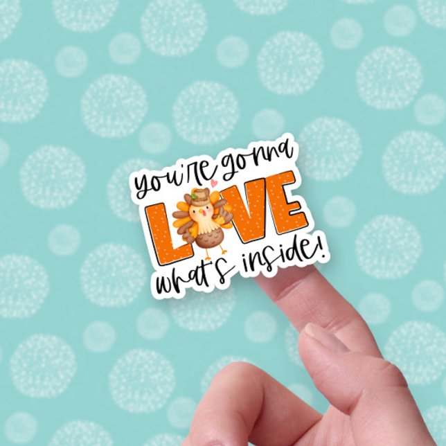 Adesivo Você vai adorar o que é Dentro cai na Turquia (Criador carregado)