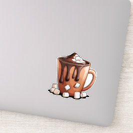 Adesivo Volcano Hot Chocolate Dream Mug sticker