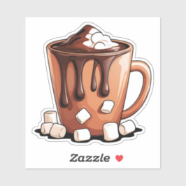 Adesivo Volcano Hot Chocolate Dream Mug sticker