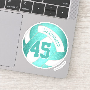 Adesivo vôlei de tartaruga giratória