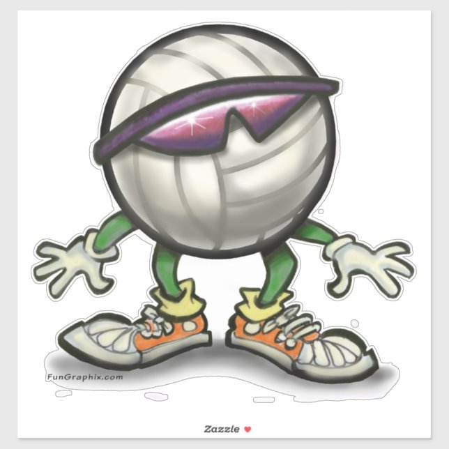 Adesivo Voleibol Legal (Folha)