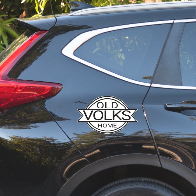 Adesivo VOLKS Home Sticker Antigo (Lado do carro)