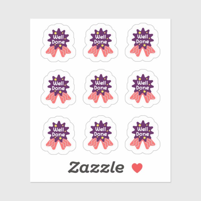 Adesivo Voltar à Escola "Bem Feito" (Folha)