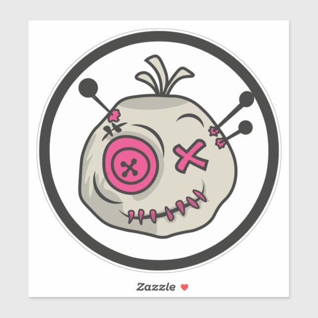 Adesivo Voodoo Token Large Vinyl Sticker 8" x 8" (Folha)
