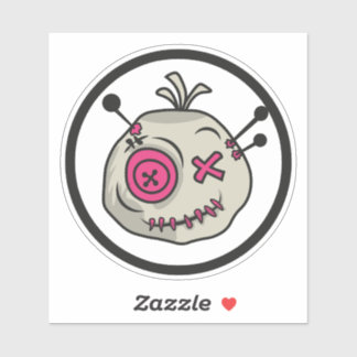 Adesivo Voodoo Token Small 4" x vinil Sticker