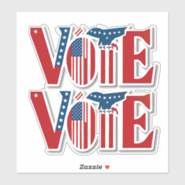 Adesivo Votação para as eleições presidenciais