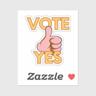 Adesivo Votar sim
