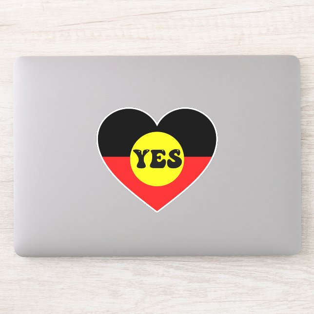 Adesivo Votar Sim À Voz - Voz Do Indígenas (Computador)