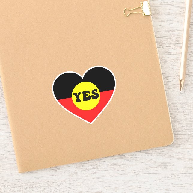 Adesivo Votar Sim À Voz - Voz Do Indígenas (Notebook)