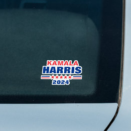 Adesivo Vote Kamala Harris Campanha de 2024 Vinyl Decal