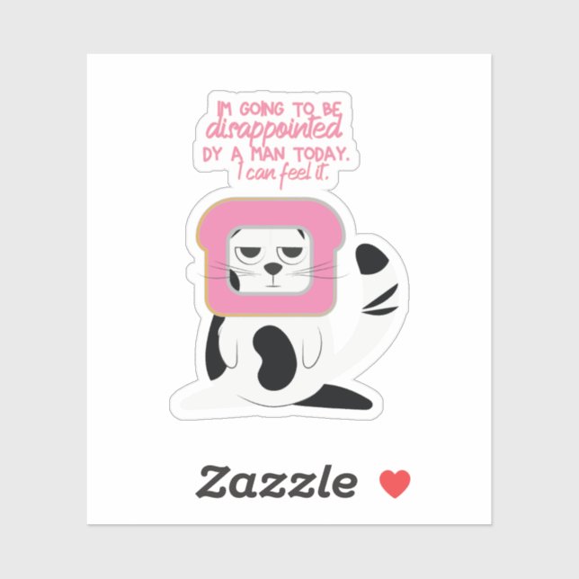 Adesivo Vou Ficar Desapontado, Engraçado (Folha)