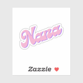 Adesivo Vovó Cursiva Nana Pink