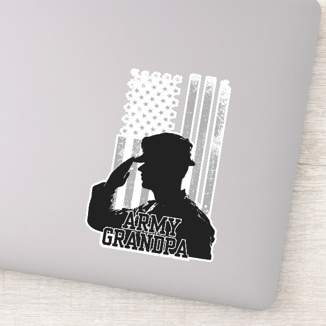 Adesivo Vovô do Exército (Detalhe)