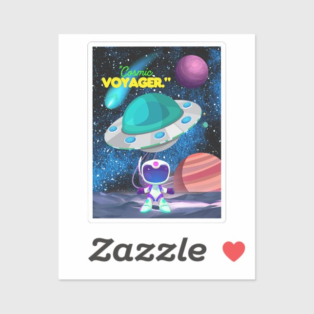 ADESIVO VOYAGER CÓSMICO (Folha)