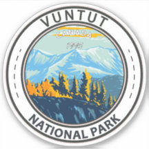 Vuntut National Park Canada Viagem Art Vintage