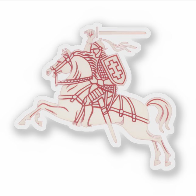 Adesivo Vytis Lituano (Frente)