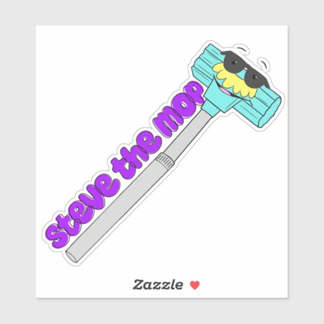 Adesivo Waffles&Mochi-StevetheMop-Vinil Sticker (Folha)