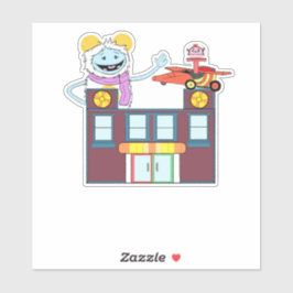 Adesivo Waffles + Mochi-Vinyl Sticker