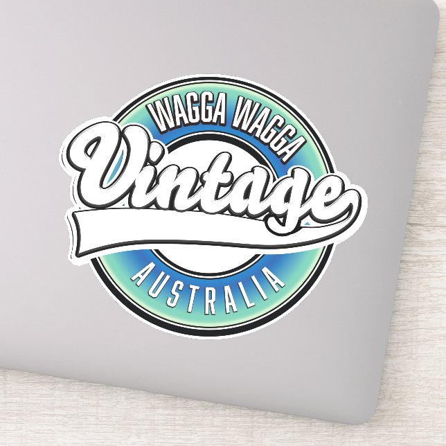 Adesivo Wagga Wagga australia. (Detalhe)