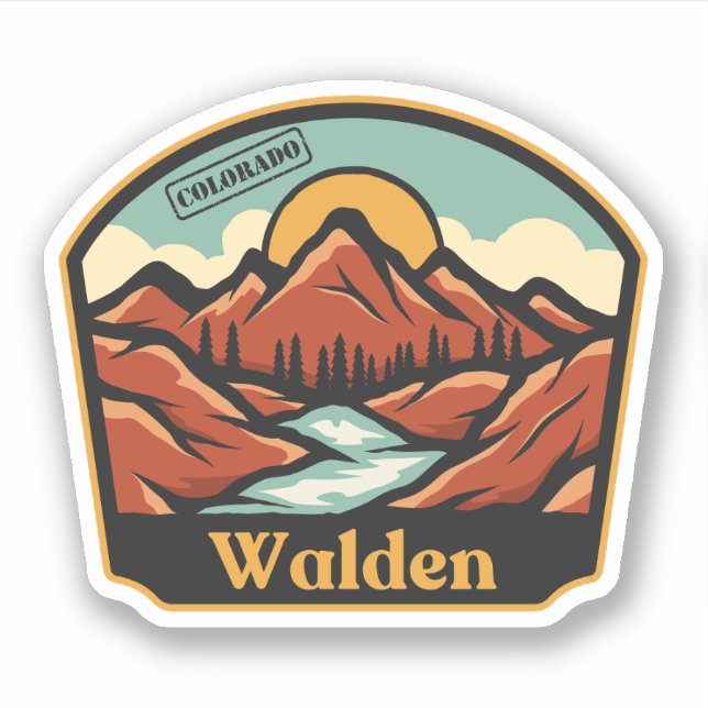 Adesivo Walden, Colorado Sticker (Frente)
