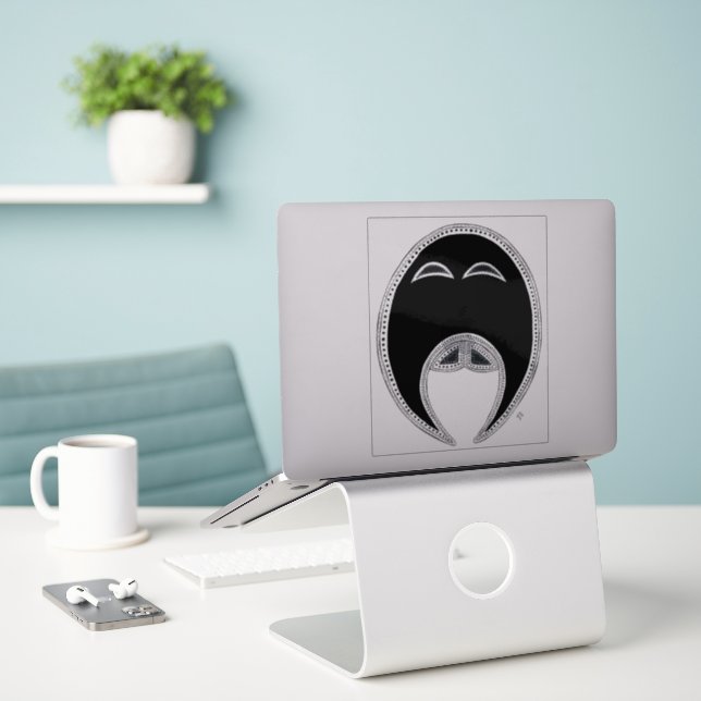 Adesivo Walrus (Laptop na mesa)