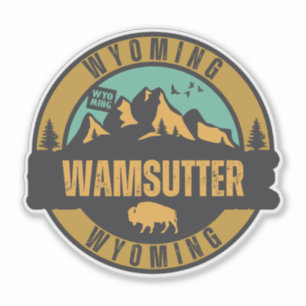Adesivo Wamsutter, Wyoming
