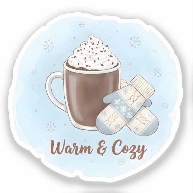 Adesivo Warm & Cozy Christmas (Frente)