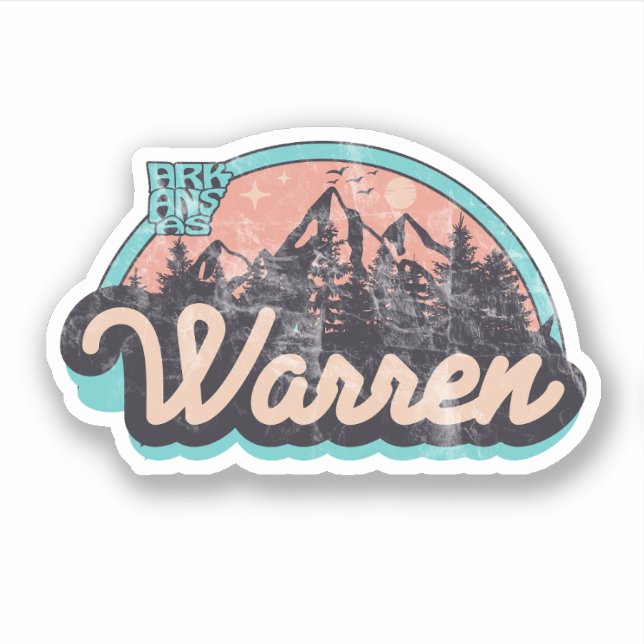 Adesivo Warren, Arkansas Sticker (Frente)