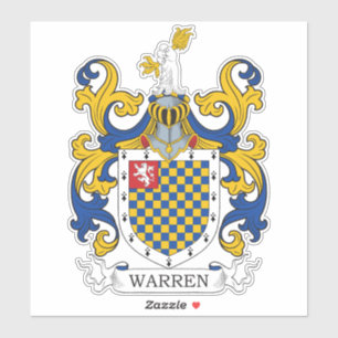 Adesivo Warren Family Crest