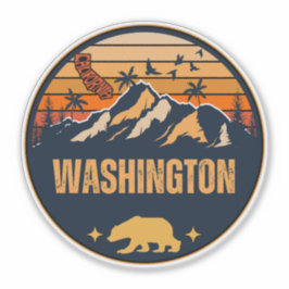 Adesivo Washington, Califórnia