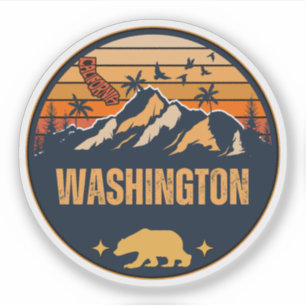 Adesivo Washington, Califórnia