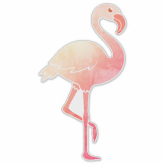 Adesivo Watercolor Flamingo