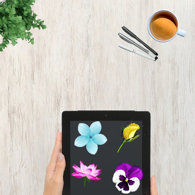 Adesivo Watercolor Floral Modern Pack (Criador carregado)