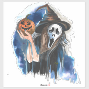Adesivo Watercolor Grim Reaper
