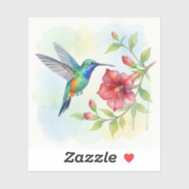 Adesivo Watercolor Small Hummingbird