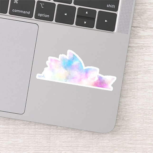 Adesivo Watercolor Sydney Opera House (Detalhe)